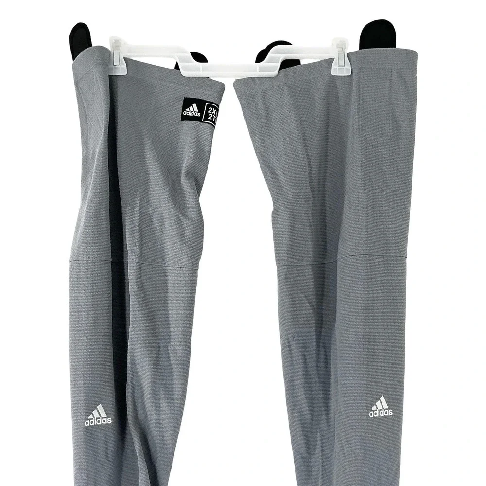 NEW Adidas Pro Stock Men's XXL Hockey Socks Mystic Gray DX0966‎ NWT